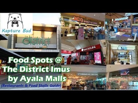 the district imus restaurants|Food Spots @ District Imus by Ayala Malls (Restaurant & Food .